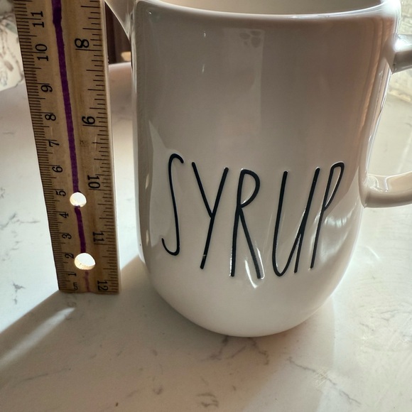 Rae Dunn White Ceramic Syrup Jug - Picture 7 of 7